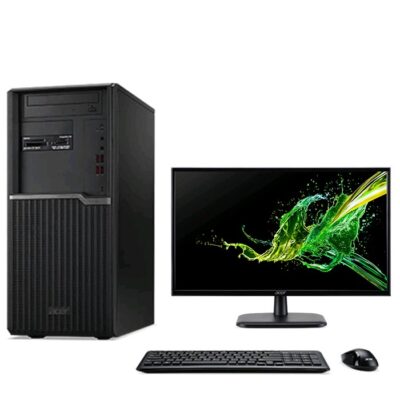 Acer Veriton UX.NH551.A45 Desktop – (M/H5 / CI7 11700 / 8GB D4 / 1T / USB / USB / 18.5″ / W10PR / 3Years)