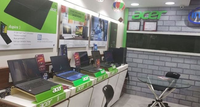 Acer Exclusive Showroom in Mount Road , Chennai, India