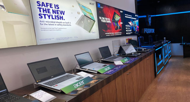 Acer Exclusive Showroom in Velachery, Chennai, India