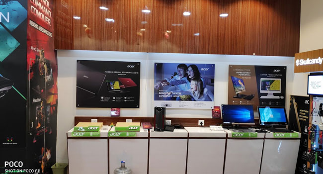 Acer Exclusive Showroom in Velachery, Chennai, India