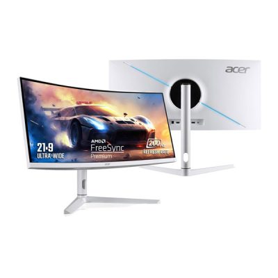 Acer Nitro UM.RX6SI.X02 Monitor (74.93 cm (30 inch) Curved WFHD VA Panel with ErgoStand / VESA DisplayHDR 400 / 1500R Curvature)