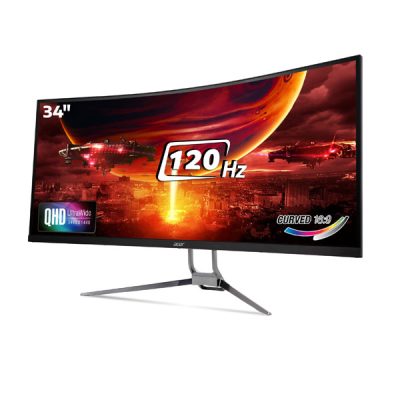 Acer Monitor UM.CE3SS.001 ED343CUR Monitor (34C 21:9 1MS (VRB) 300NITS 2XHDMI 2XDP SPK)