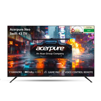 Acer Acerpure 1.08m (43 inch) ZL.A01SU.00Y – 4K-UHD LED Swift Neo UHD Smart TV GTV 5.0 AP43UG75PSFN5