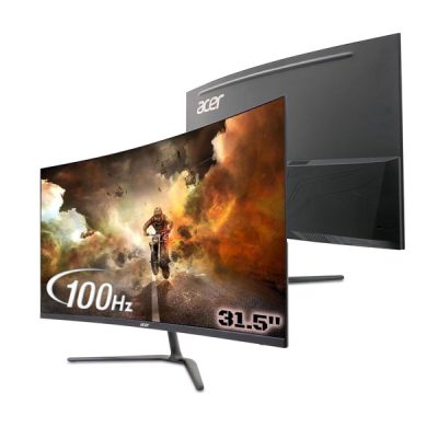 Acer ED320QR H UM.JE0SI.H01 Monitor (31.5 Inch Full HD / VA Panel 1500R Curved Backlight LED Monitor / 1 MS VRB / 100Hz Refresh Rate)