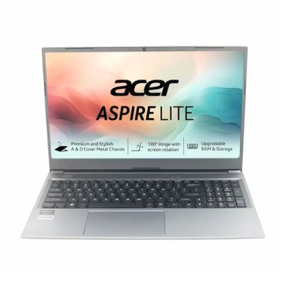 Acer Aspire Lite UN.31ZSI.06W Laptop (AMD Ryzen 3 5300U Processor / 8GB RAM / 512GB SSD / Full HD, 15.6″” / 39.62cm / Windows 11 Home, MS Office Home & Student 2024)